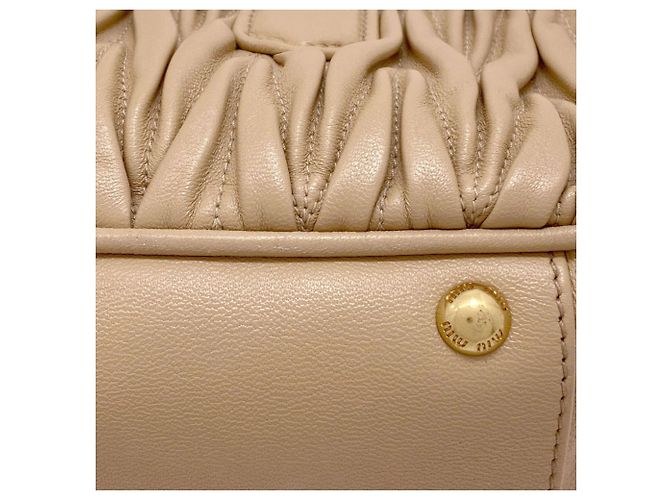Borsa 2-Way Matelassé Miu Miu Marrone - vista 13