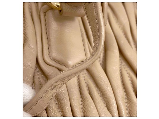 Borsa 2-Way Matelassé Miu Miu Marrone - vista 14