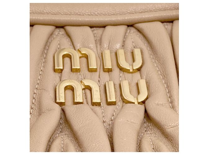 Borsa 2-Way Matelassé Miu Miu Marrone - vista 15