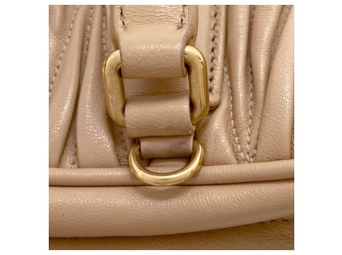 Borsa 2-Way Matelassé Miu Miu Marrone - vista 20