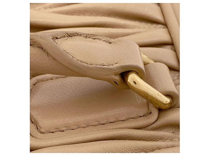 Borsa 2-Way Matelassé Miu Miu Marrone - vista 22