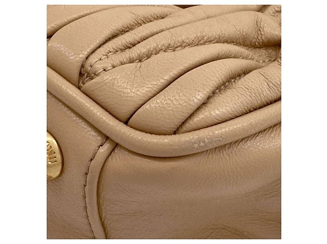 Borsa 2-Way Matelassé Miu Miu Marrone - vista 23