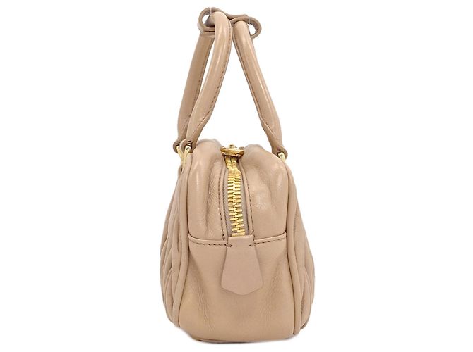 Borsa 2-Way Matelassé Miu Miu Marrone - vista 3