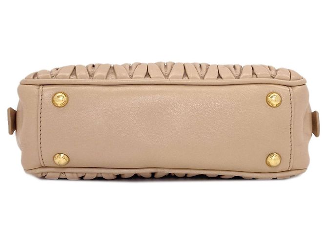Borsa 2-Way Matelassé Miu Miu Marrone - vista 4