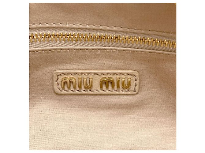 Borsa 2-Way Matelassé Miu Miu Marrone - vista 6