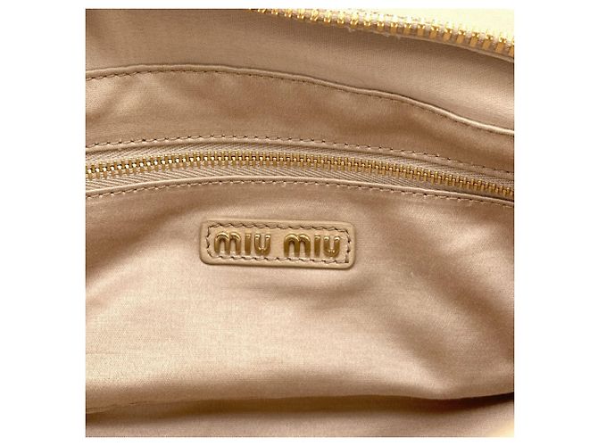 Borsa 2-Way Matelassé Miu Miu Marrone - vista 9