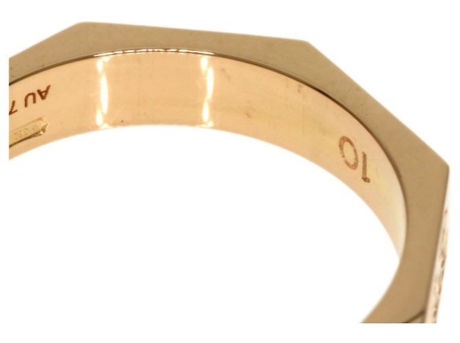 Anello Gucci Octagon #10 in oro rosa 18K - vista 9
