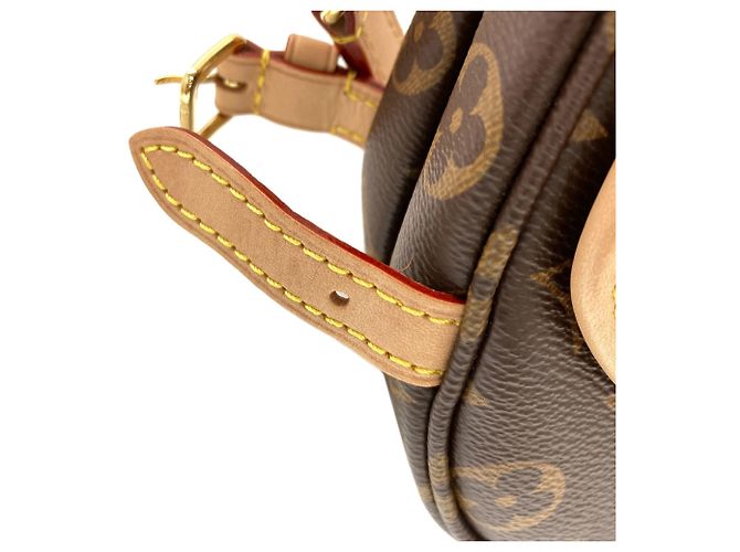 Borsa a Spalla Louis Vuitton Monogram Saumur BB Marrone - vista 10