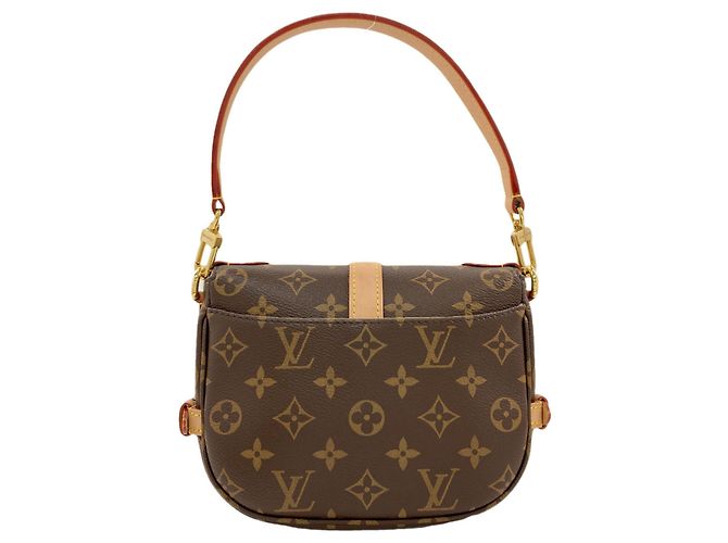 Borsa a Spalla Louis Vuitton Monogram Saumur BB Marrone - vista 2