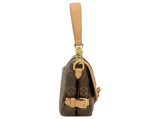 Borsa a Spalla Louis Vuitton Monogram Saumur BB Marrone - vista 3