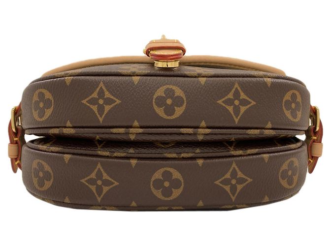 Borsa a Spalla Louis Vuitton Monogram Saumur BB Marrone - vista 4