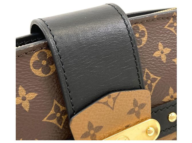 Borsa a tracolla Louis Vuitton M43596 Trunk Clutch Shoulder Bag Marrone - vista 10