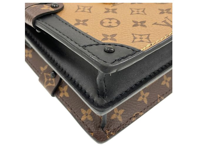 Borsa a tracolla Louis Vuitton M43596 Trunk Clutch Shoulder Bag Marrone - vista 17