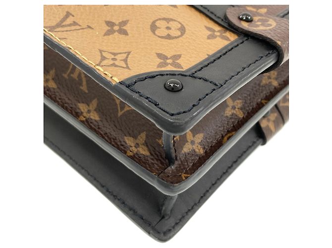 Borsa a tracolla Louis Vuitton M43596 Trunk Clutch Shoulder Bag Marrone - vista 18