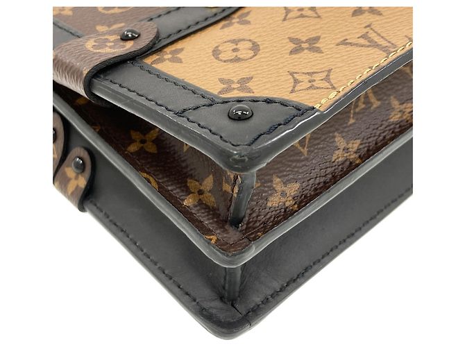 Borsa a tracolla Louis Vuitton M43596 Trunk Clutch Shoulder Bag Marrone - vista 19