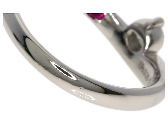 Céline Anello Ruby and Diamond in Platino Celine Argento - vista 10