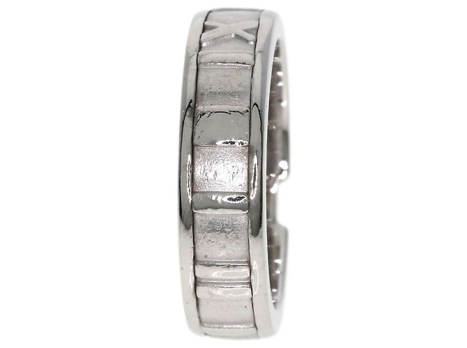 Tiffany & Co. Atlas 3-Diamond Ring in 18K White Gold - view 10