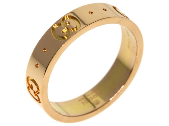 Anello Gucci Icon #9 in oro rosa 18K D'oro - vista 2