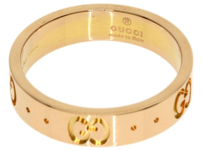 Anello Gucci Icon #9 in oro rosa 18K D'oro - vista 4