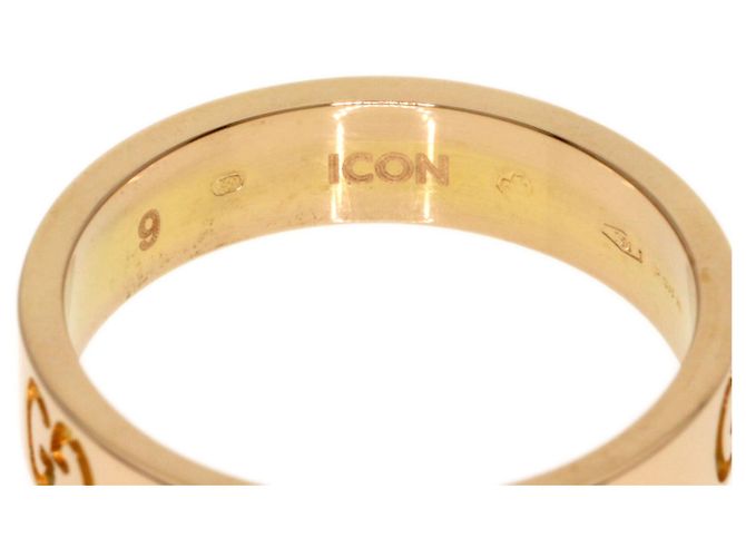 Anello Gucci Icon #9 in oro rosa 18K D'oro - vista 5