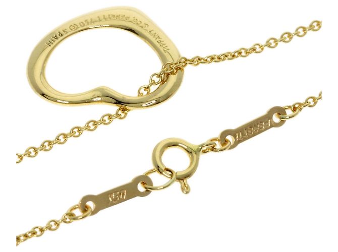 Elsa Peretti Tiffany & Co. Open Heart Halskette Golden - Ansicht 2