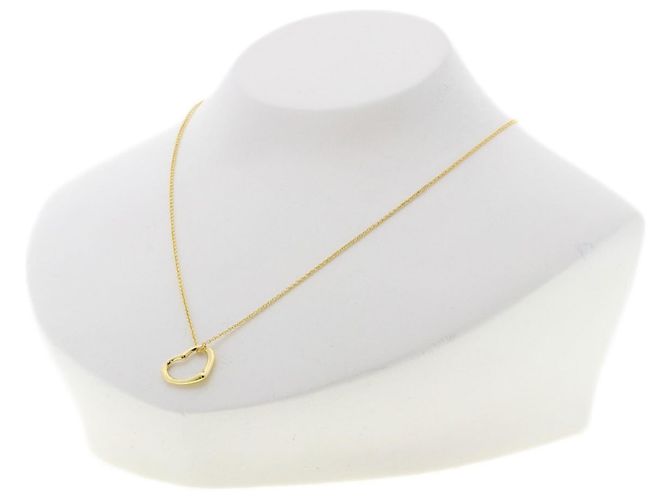 Elsa Peretti Tiffany & Co. Open Heart Halskette Golden - Ansicht 4