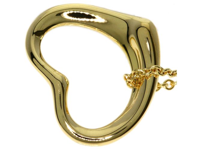 Elsa Peretti Tiffany & Co. Open Heart Halskette Golden - Ansicht 6