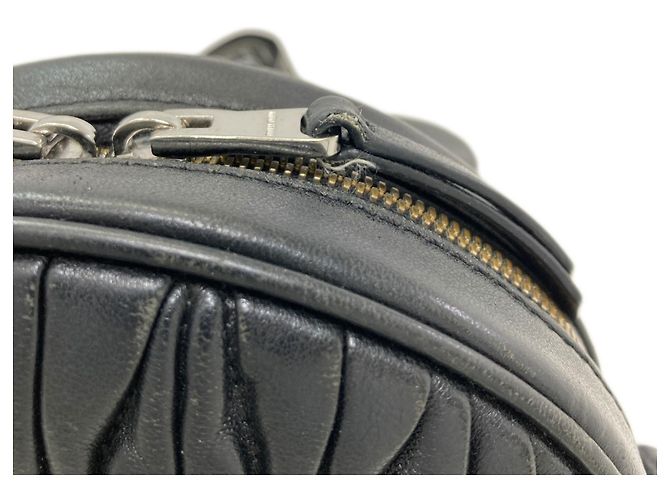 Borsa a tracolla 2-Way Matelassé Miu Miu Nero - vista 13
