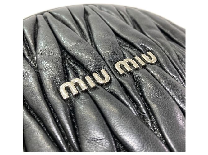 Borsa a tracolla 2-Way Matelassé Miu Miu Nero - vista 15