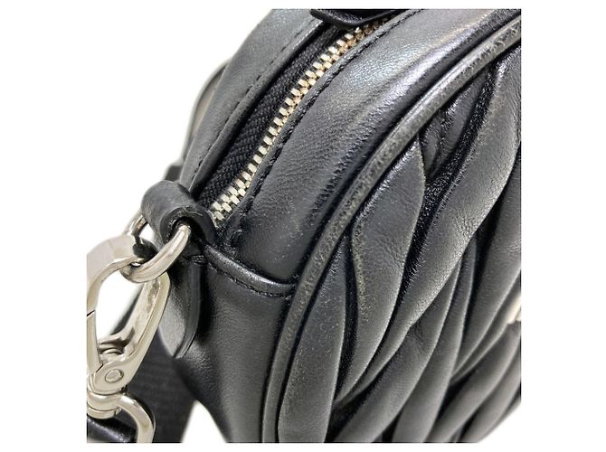 Borsa a tracolla 2-Way Matelassé Miu Miu Nero - vista 16