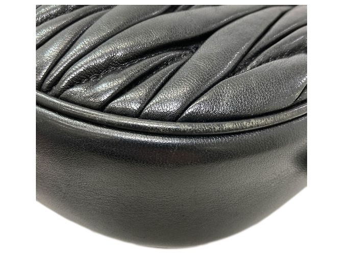 Borsa a tracolla 2-Way Matelassé Miu Miu Nero - vista 19