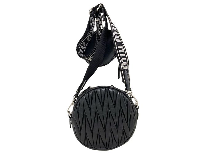 Borsa a tracolla 2-Way Matelassé Miu Miu Nero - vista 2