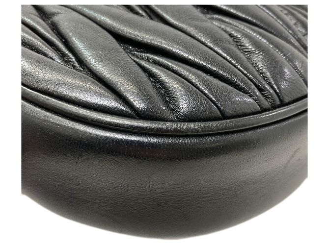 Borsa a tracolla 2-Way Matelassé Miu Miu Nero - vista 20
