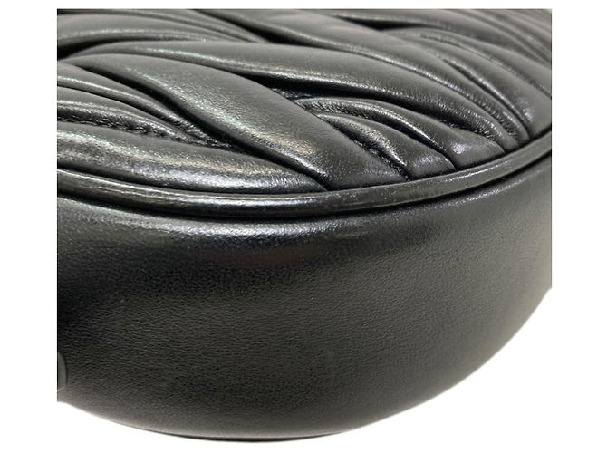 Borsa a tracolla 2-Way Matelassé Miu Miu Nero - vista 22