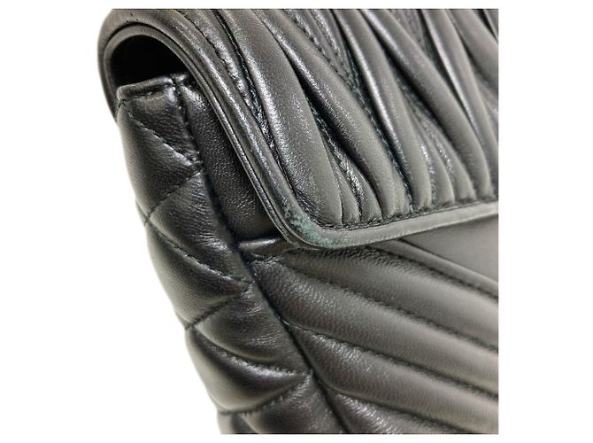 Borsa a Spalla Biker Miu Miu Nero - vista 15