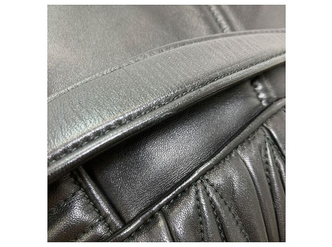 Borsa a Spalla Biker Miu Miu Nero - vista 17