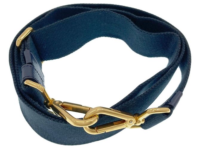 Prada Canapa Mini 2-Way Handtasche Blau - Ansicht 10