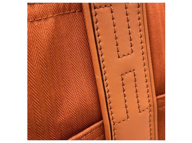 Hermès Hermes Acapulco PM Handtasche Orange - Ansicht 10