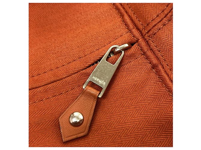 Hermès Hermes Acapulco PM Handtasche Orange - Ansicht 13