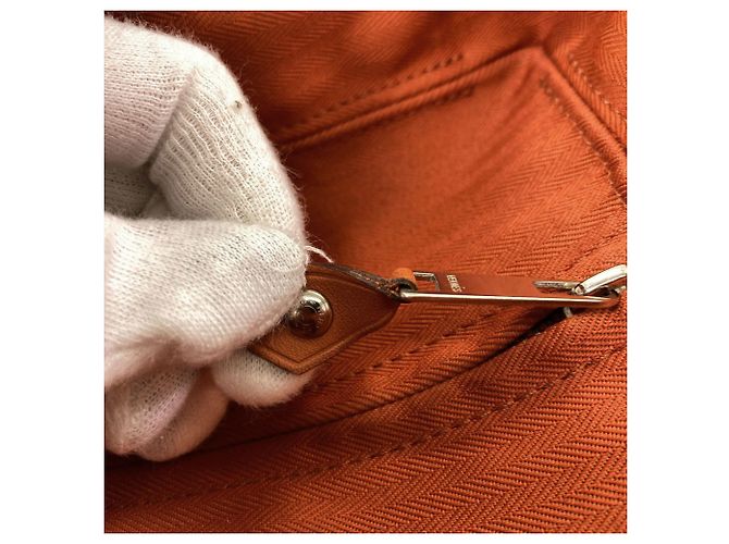 Hermès Hermes Acapulco PM Handtasche Orange - Ansicht 14