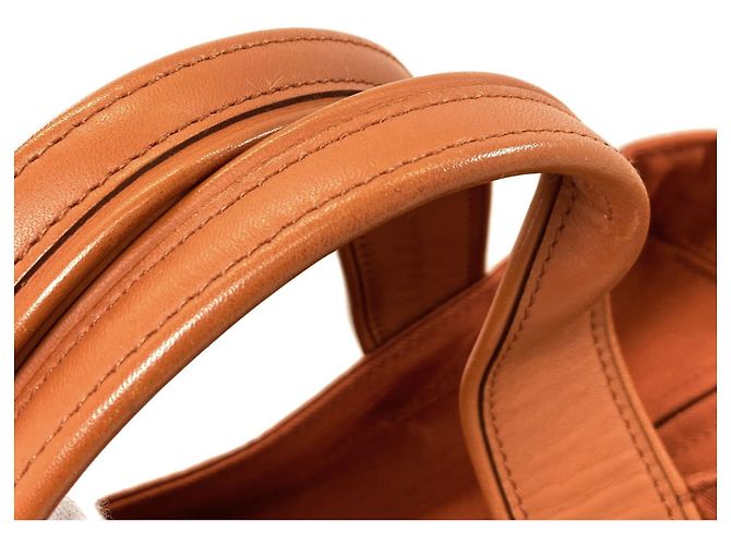 Hermès Hermes Acapulco PM Handtasche Orange - Ansicht 19
