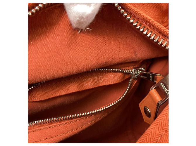 Hermès Hermes Acapulco PM Handtasche Orange - Ansicht 8