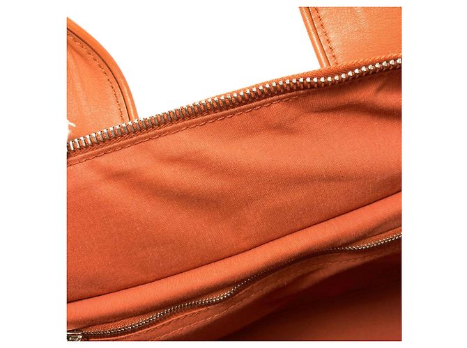 Hermès Hermes Acapulco PM Handtasche Orange - Ansicht 9