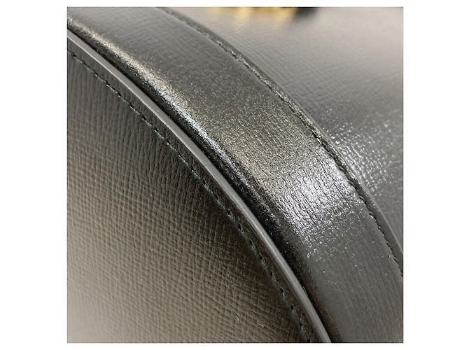 Borsa a secchiello Gucci Horsebit in pelle nera Nero - vista 11