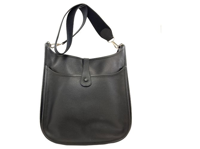 Hermès Borsa a tracolla Hermes Evelyne II GM Nero - vista 2