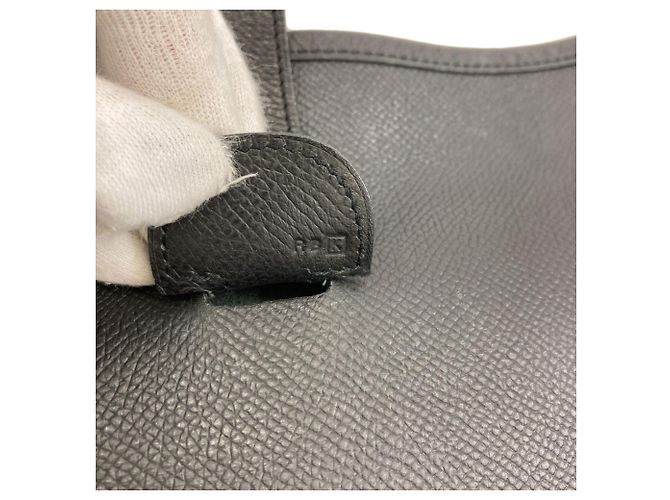 Hermès Borsa a tracolla Hermes Evelyne II GM Nero - vista 7
