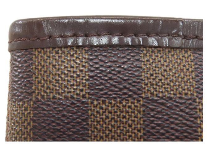 Borsa Tote Louis Vuitton Damier Canvas Neverfull MM Damier ebene - vista 12