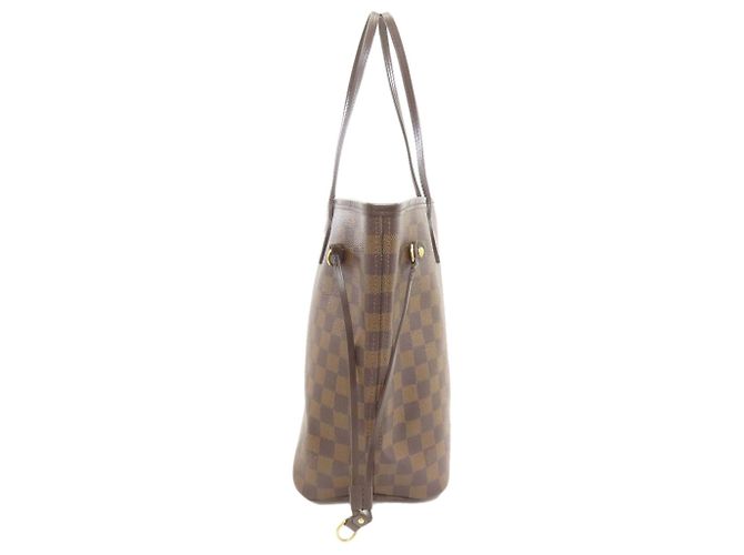 Borsa Tote Louis Vuitton Damier Canvas Neverfull MM Damier ebene - vista 3