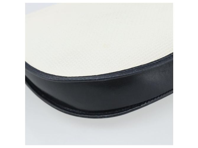Borsa a Spalla SAINT LAURENT in Tela Cerata Oro Bianco Auth bs35518 D'oro - vista 13