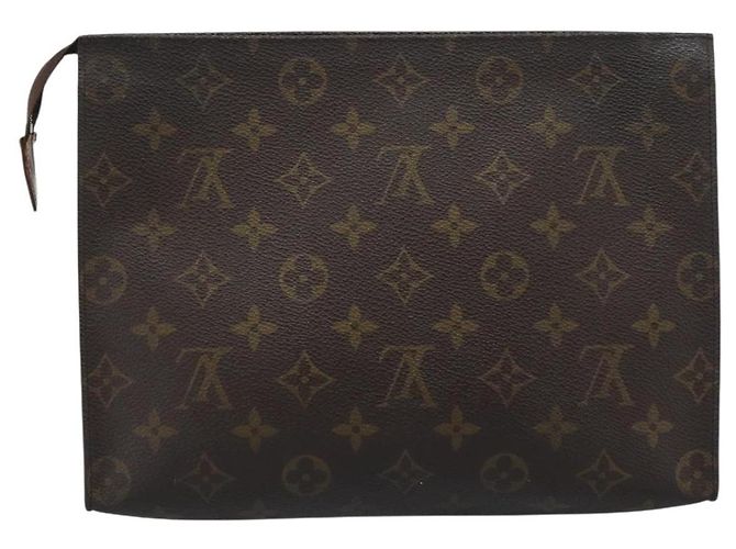 LOUIS VUITTON Monogram Poche Toilette 26 Pouch M47542 LV Auth 185201 Monogramma - vista 3